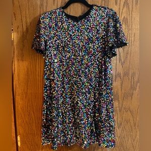 BuddyLove Elliot Sequin Short Dress, multi colored